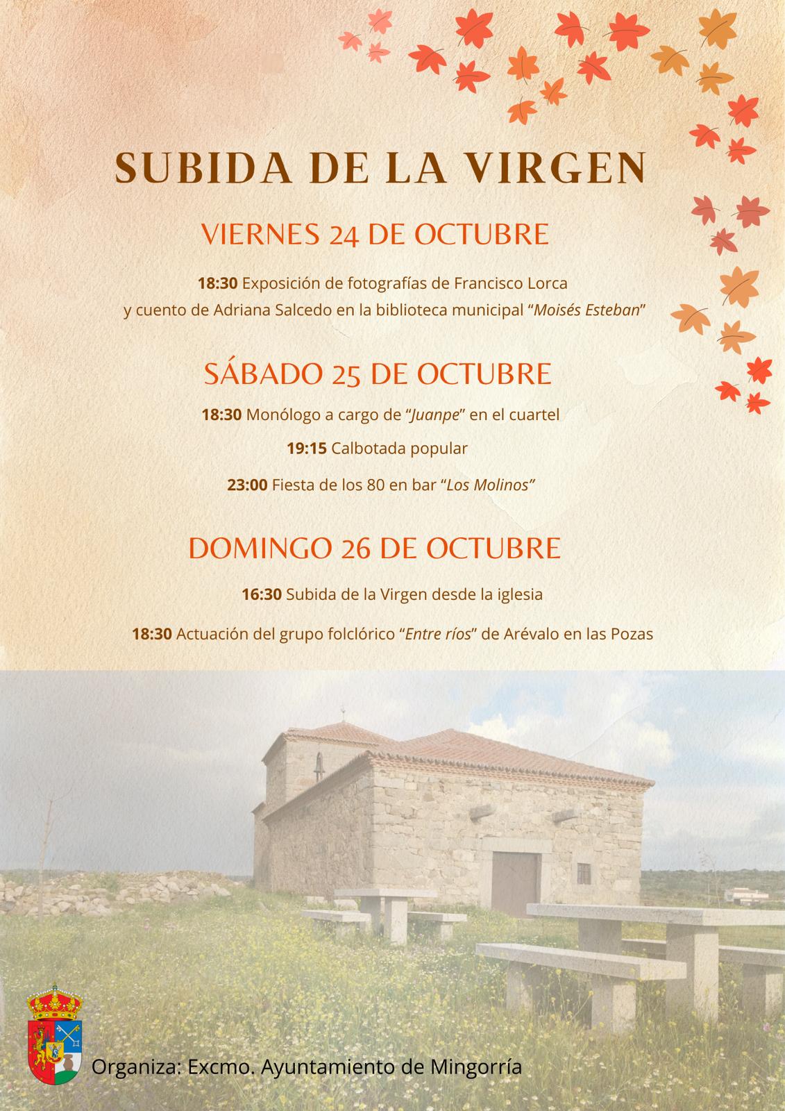SUBIDA DE LA VIRGEN